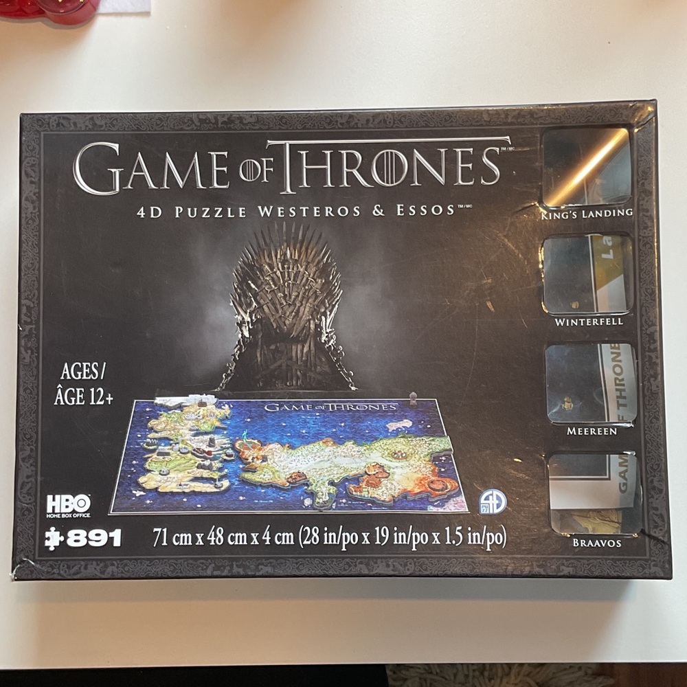 Game of Thrones 4D Puzzle - Multicolor